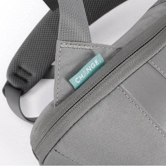SANOK - CHANGE Collection Slim RPET 15.6" Laptop Backpack - Grey