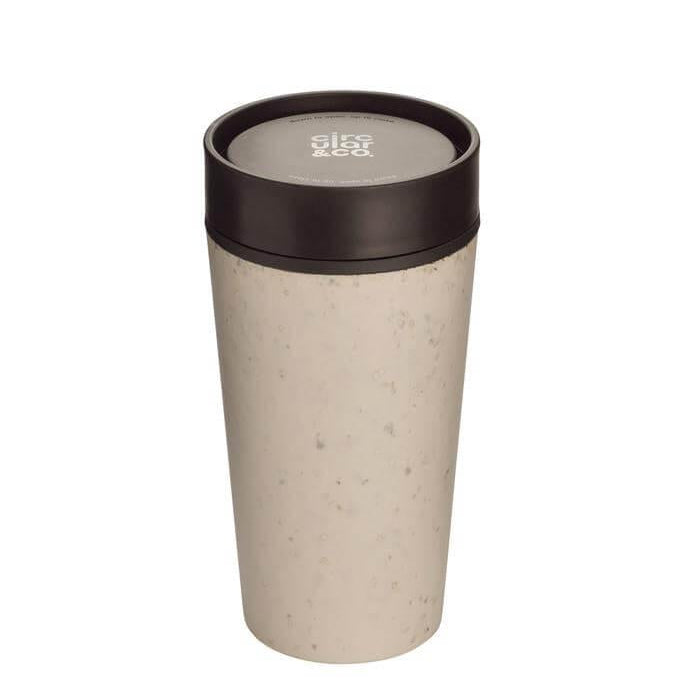 Circular Cup 12oz Cream & Cosmic Black