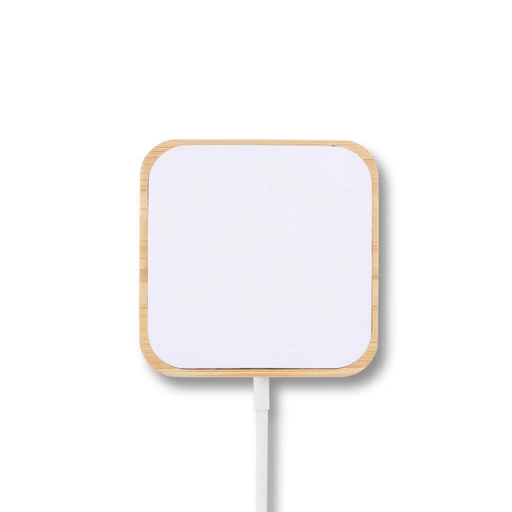 DOMITZ - 15W Square Bamboo Magsafe Wireless Charger