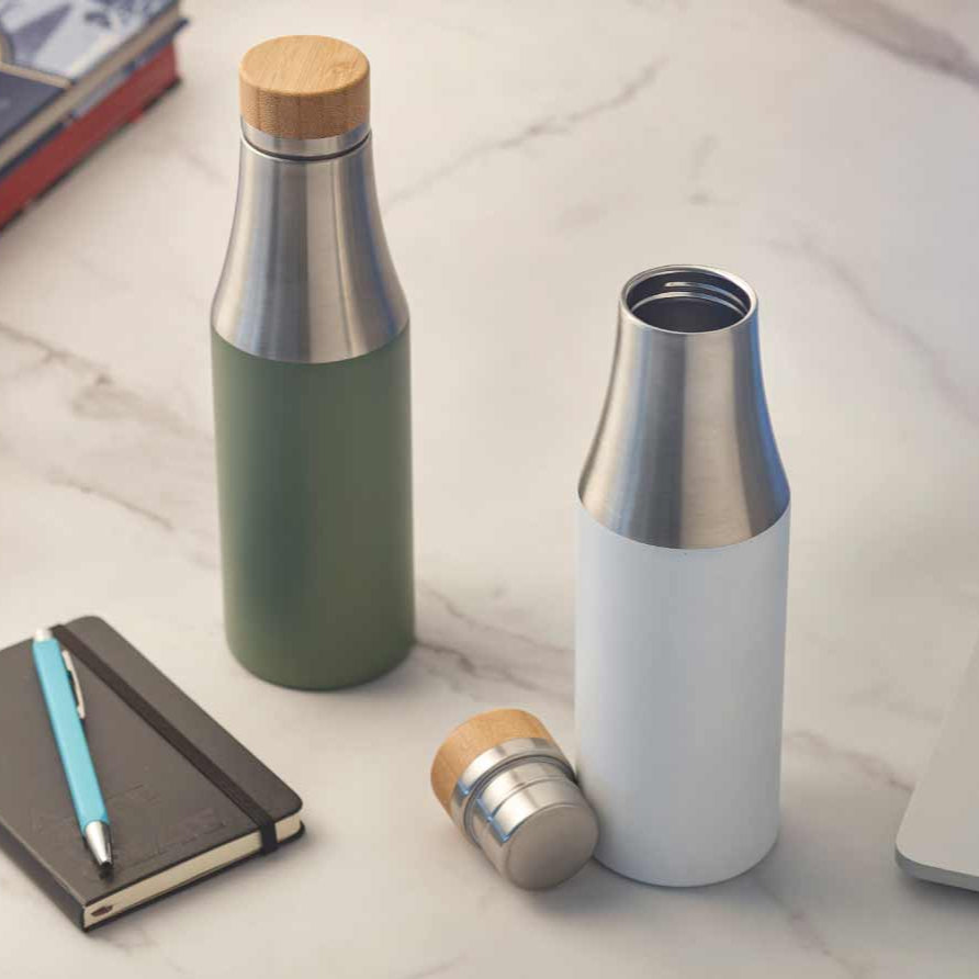 BREDA - CHANGE Collection Insulated Water Bottle - Grey