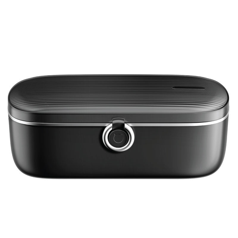 Electric Lunch Box with Food Heating – Portable Meal Warmer for Work & Travel (Black)