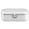 Electric Lunch Box with Food Heating – Portable Meal Warmer for Work & Travel (White)