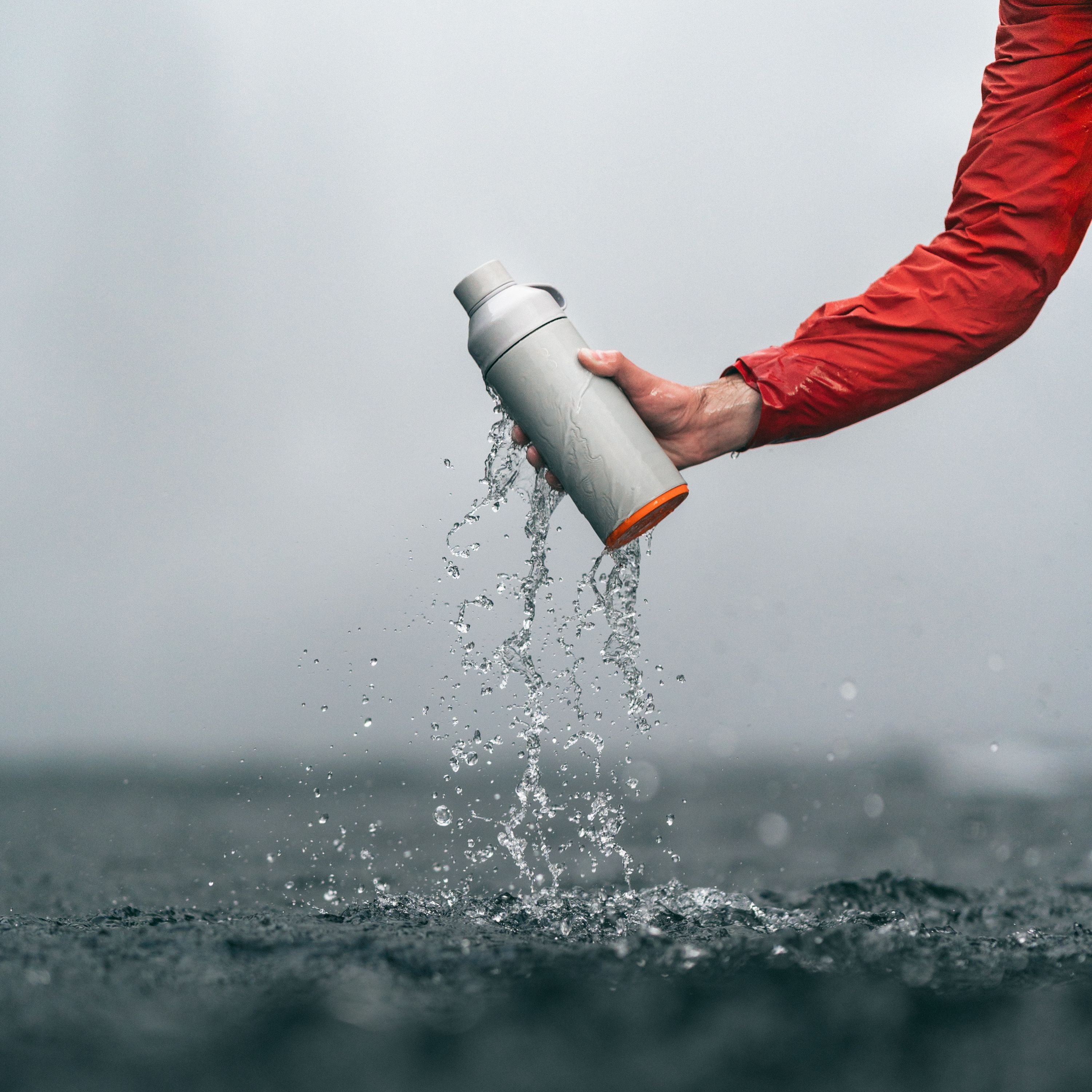 Ocean Bottle 1L - Rock Grey