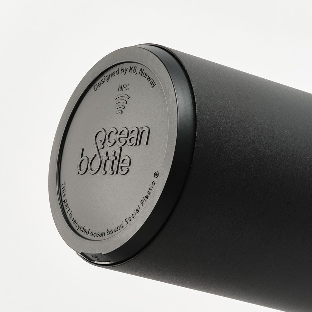 Ocean Bottle 1L - Obsidian Black