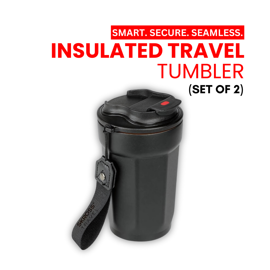 SKROSS Travel - Premium Insulated Travel Stainless Steel Tumbler